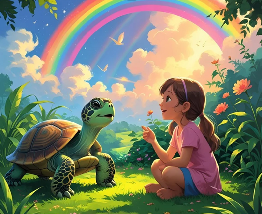 Emma and the turtle
